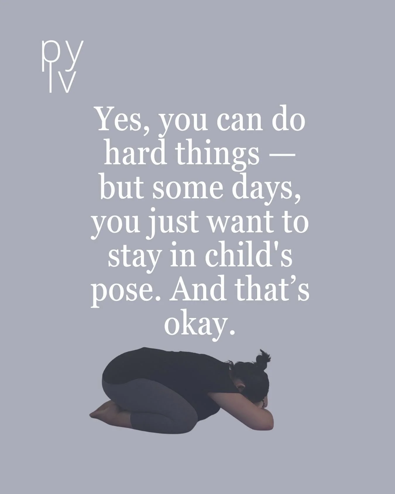 Just because you can doesn&rsquo;t mean you have to. Let your practice be your soft place to land. 🌿

#pylv #prenatalyogalasvegas #prenatalyoga #yogainspiration #yogaeverydamnday #yogaformoms