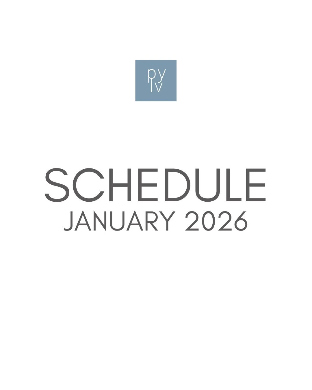 ✨ January schedule is here! ✨ Start 2026 strong with PYLV.

New to PYLV? Now through January, send us a DM and get your first-time student discount! Let&rsquo;s make this your healthiest and strongest year yet! 💪

#pylv #prenatalyogalasvegas #prenat