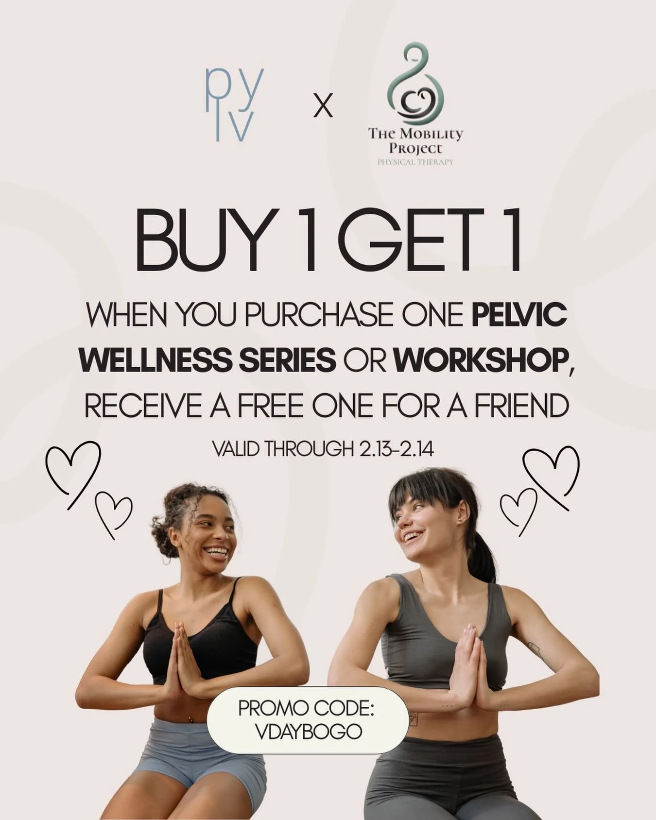 💘 Love Moves Better Together 💘

This Valentine&rsquo;s, @prenatalyogalasvegas x @the.mobility.project are sharing the love.

Buy one series or workshop, get one FREE for your Valentine. 💗

Ends 2/14/26. Don&rsquo;t miss it.

#prenatalyogalasvegas 