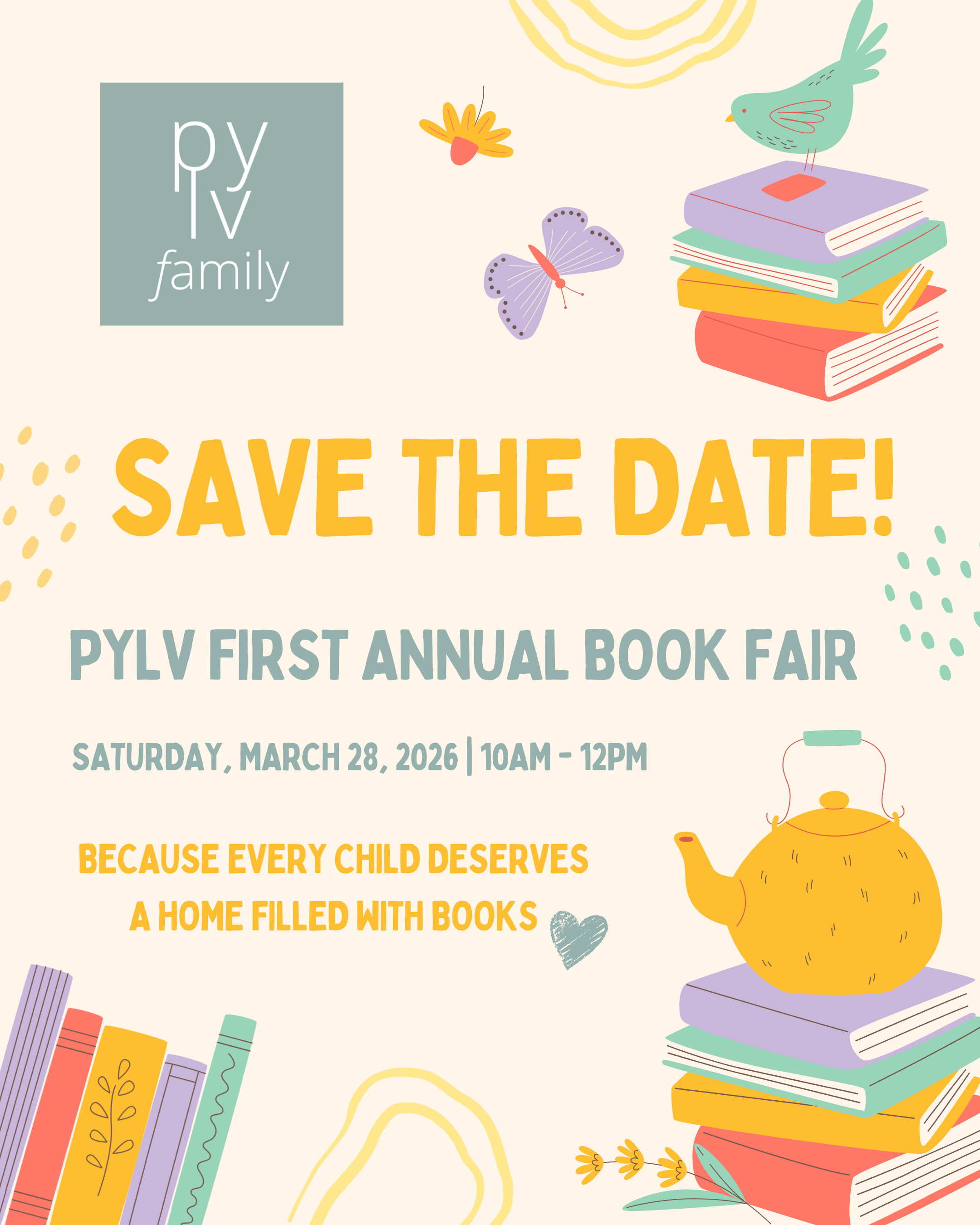PYLV First Annual Book Fair