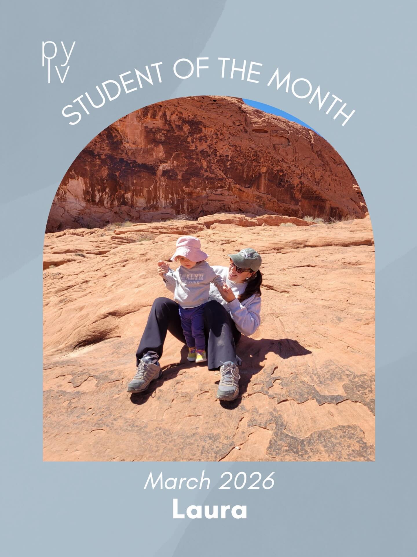 🌟 March 2026 Student of the Month: Laura! 🌟

From her biggest lesson in yoga &ndash; consistency 🙏✨ &ndash; we couldn&rsquo;t agree more! On the mat and in parenting her 2-year-old. 💛 Consistency is key.

#pylv #pylvfamily #familyyoga #totandme #
