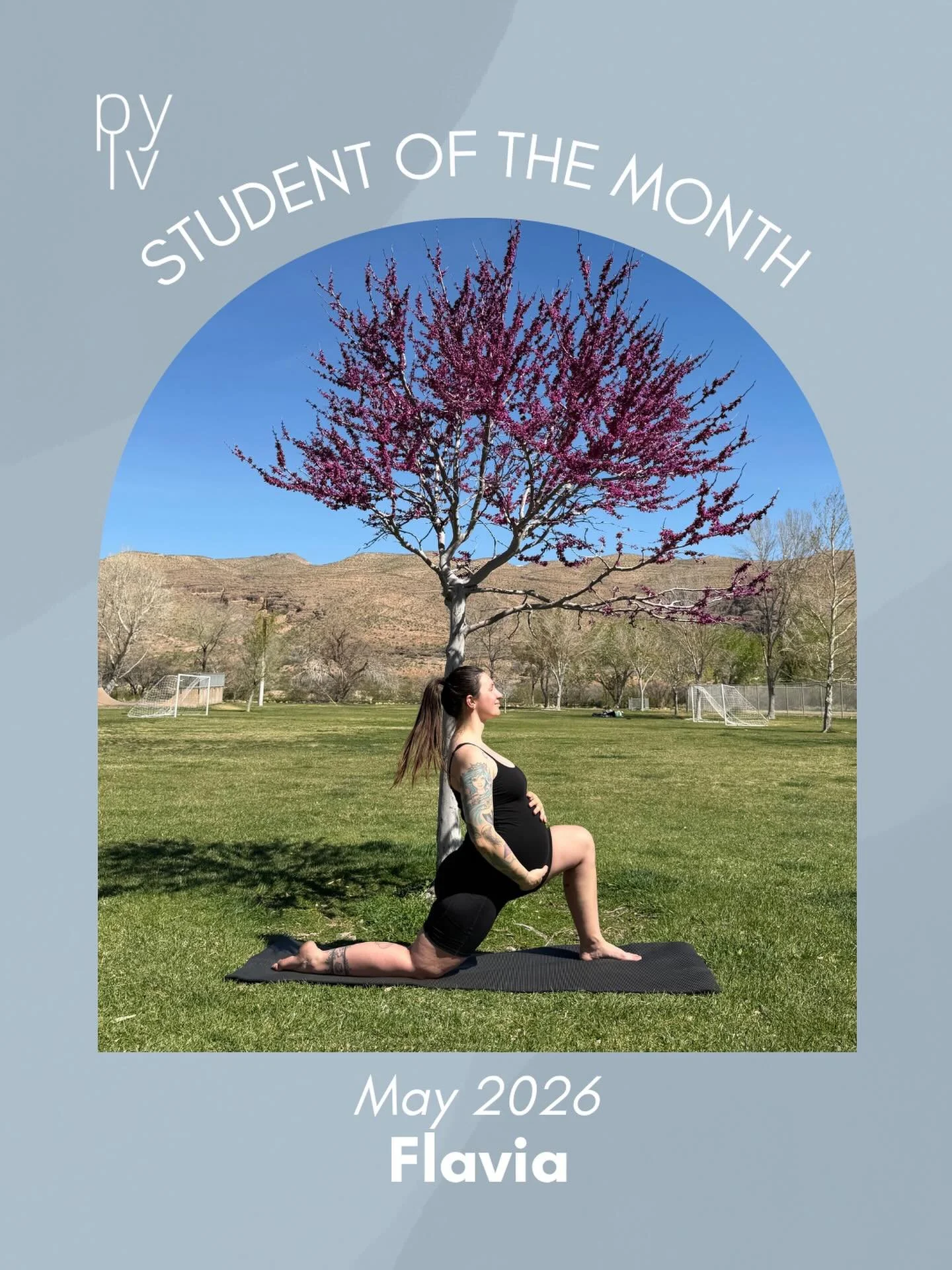 ✨ May 2026 Student of the Month ✨

Meet Flavia Franco 💕 Mom of two, yoga teacher, and one of the kindest souls in our PYLV community 🌿

From taking prenatal yoga in her first weeks of pregnancy to teaching classes herself, Flavia&rsquo;s journey is