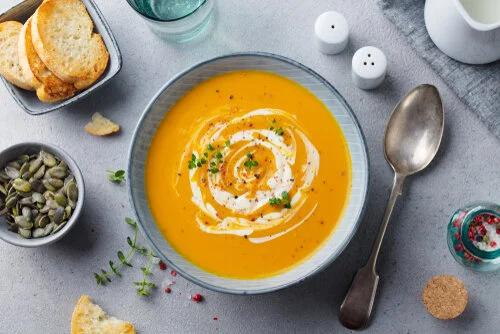 Curried Butternut Squash Soup