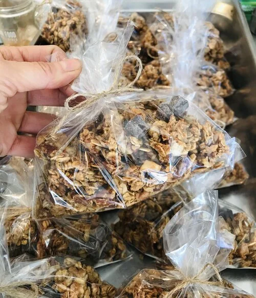 Banana Bread Baked Granola