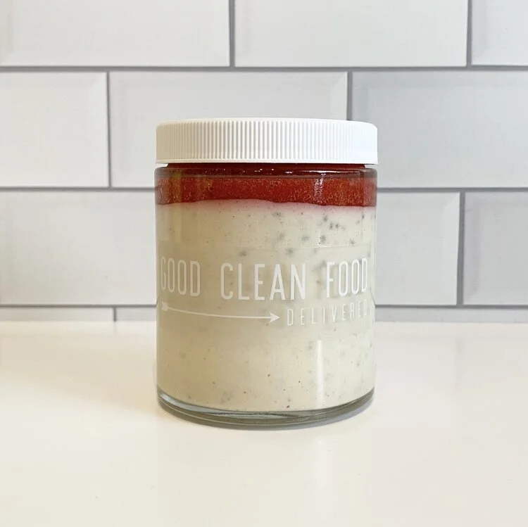 PB + J Chia Pudding