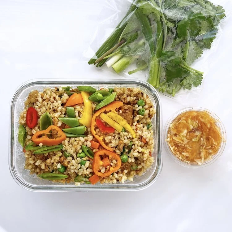 Teriyaki Tempeh Fried Rice