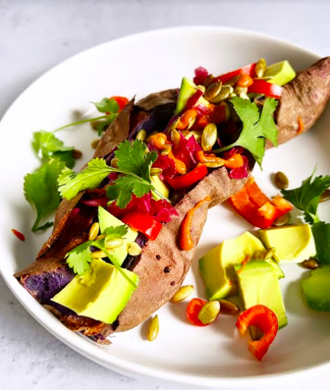 Loaded Sweet Potatoes 3 Ways