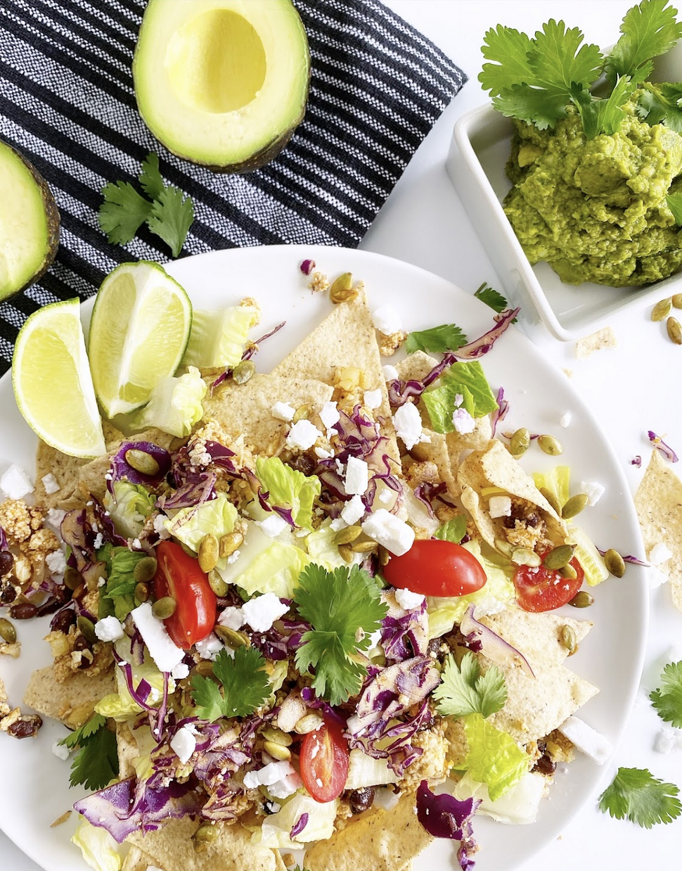 Loaded Vegan Nachos with Cashew Queso
