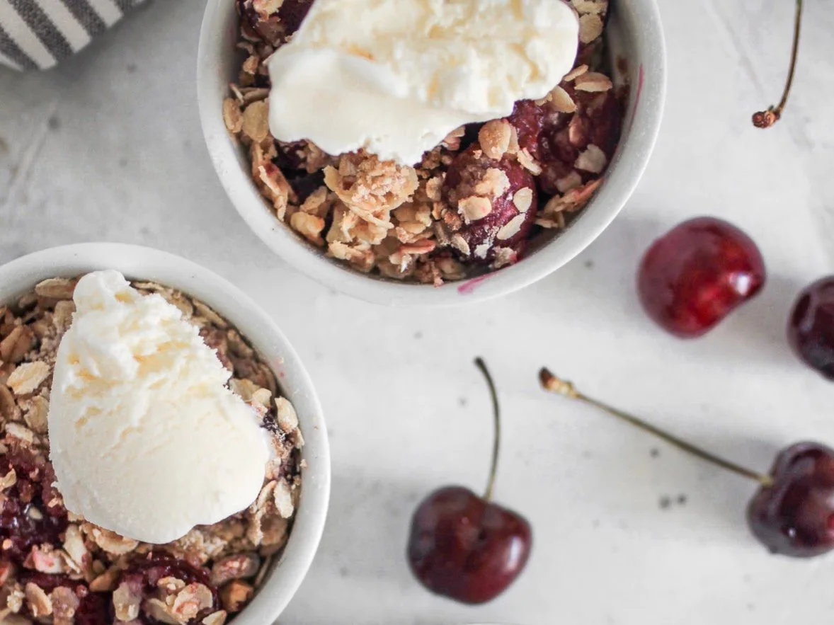 Summer Stone Fruit Crisp {Vegan + Gluten Free}