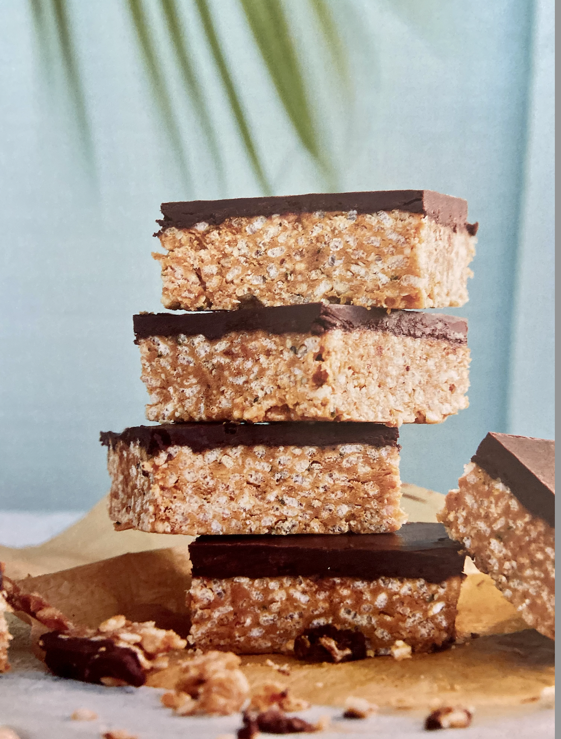 Hippy Bars {Healthy Rice Crispy Treats}