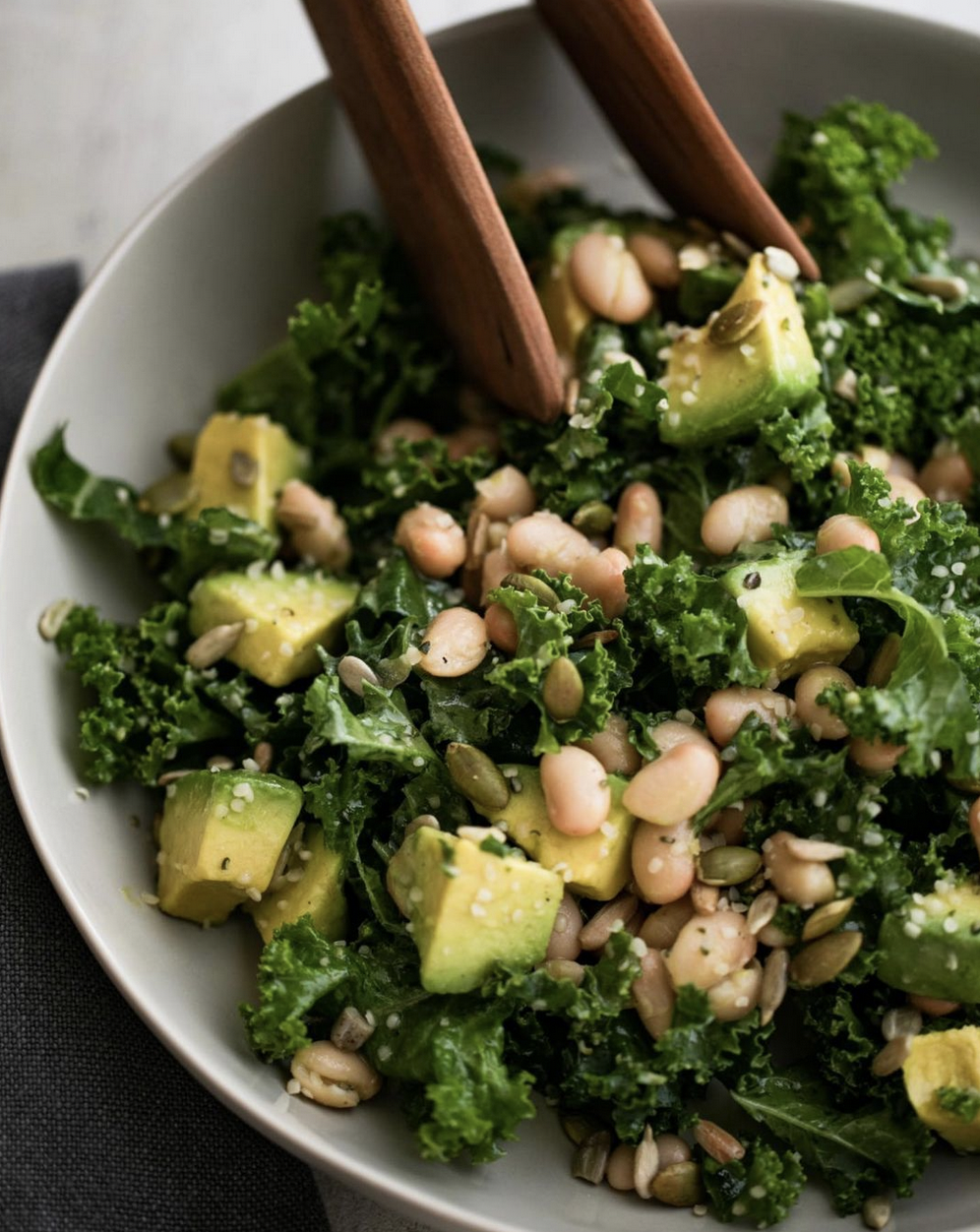 Erewhon Kale + White Bean Salad