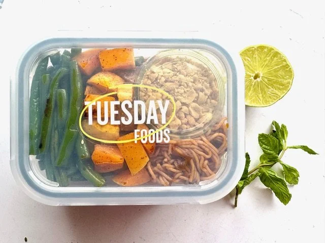 Savory Thai Noodles with Green Beans, Tofu + Butternut