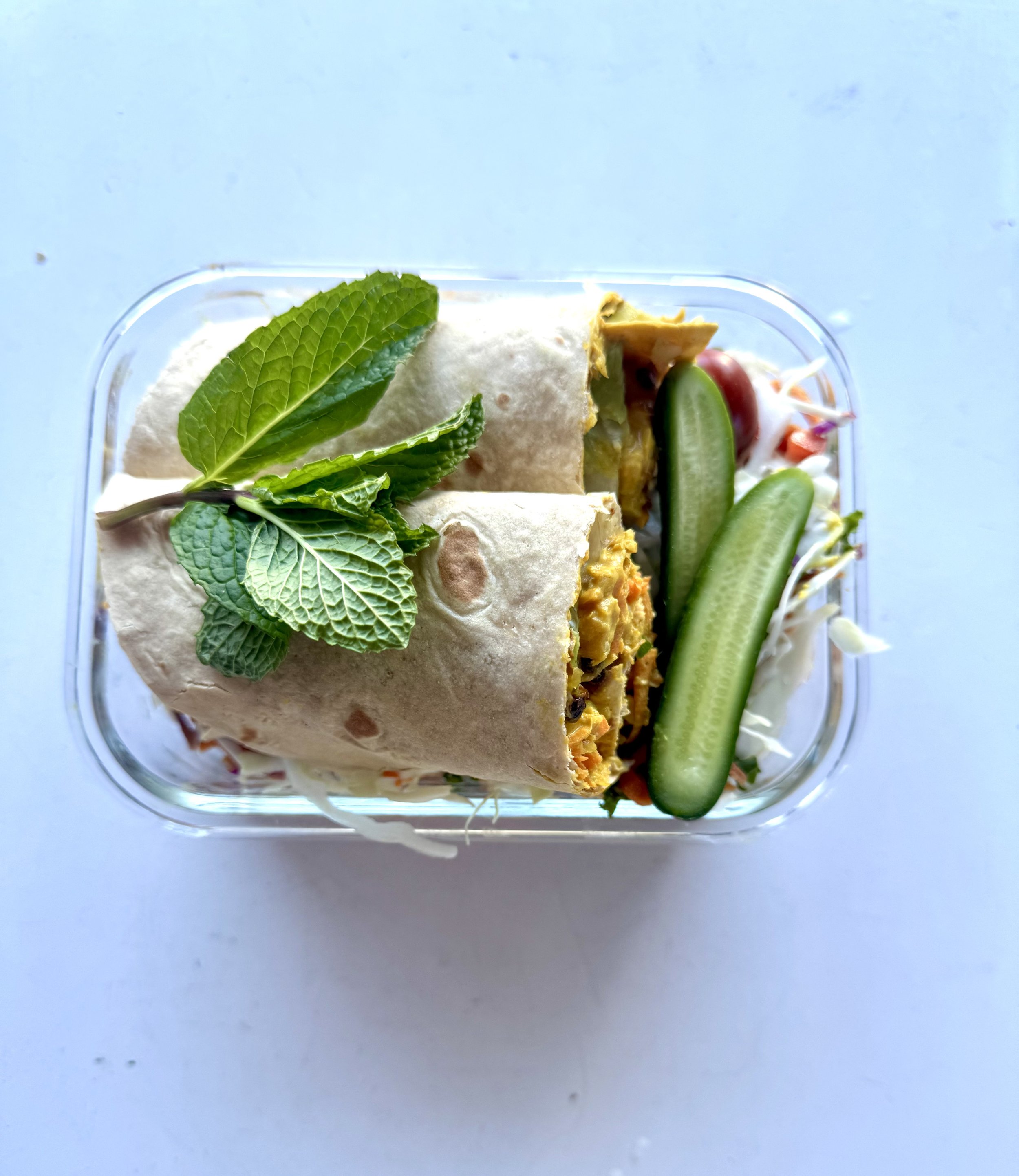 Curried Chick-UN Wraps