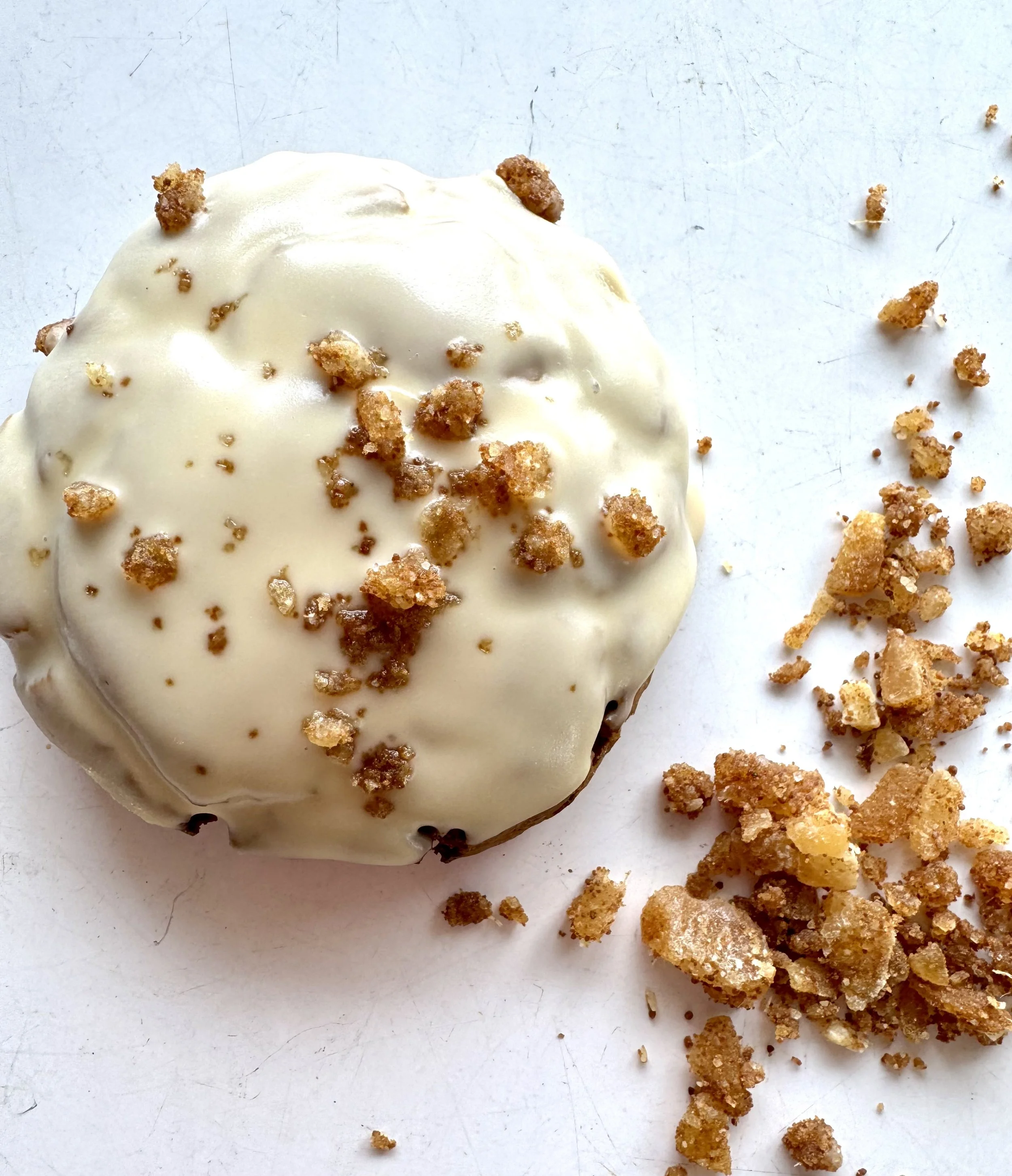 Gingerbread Cookie W/Cashew Glaze