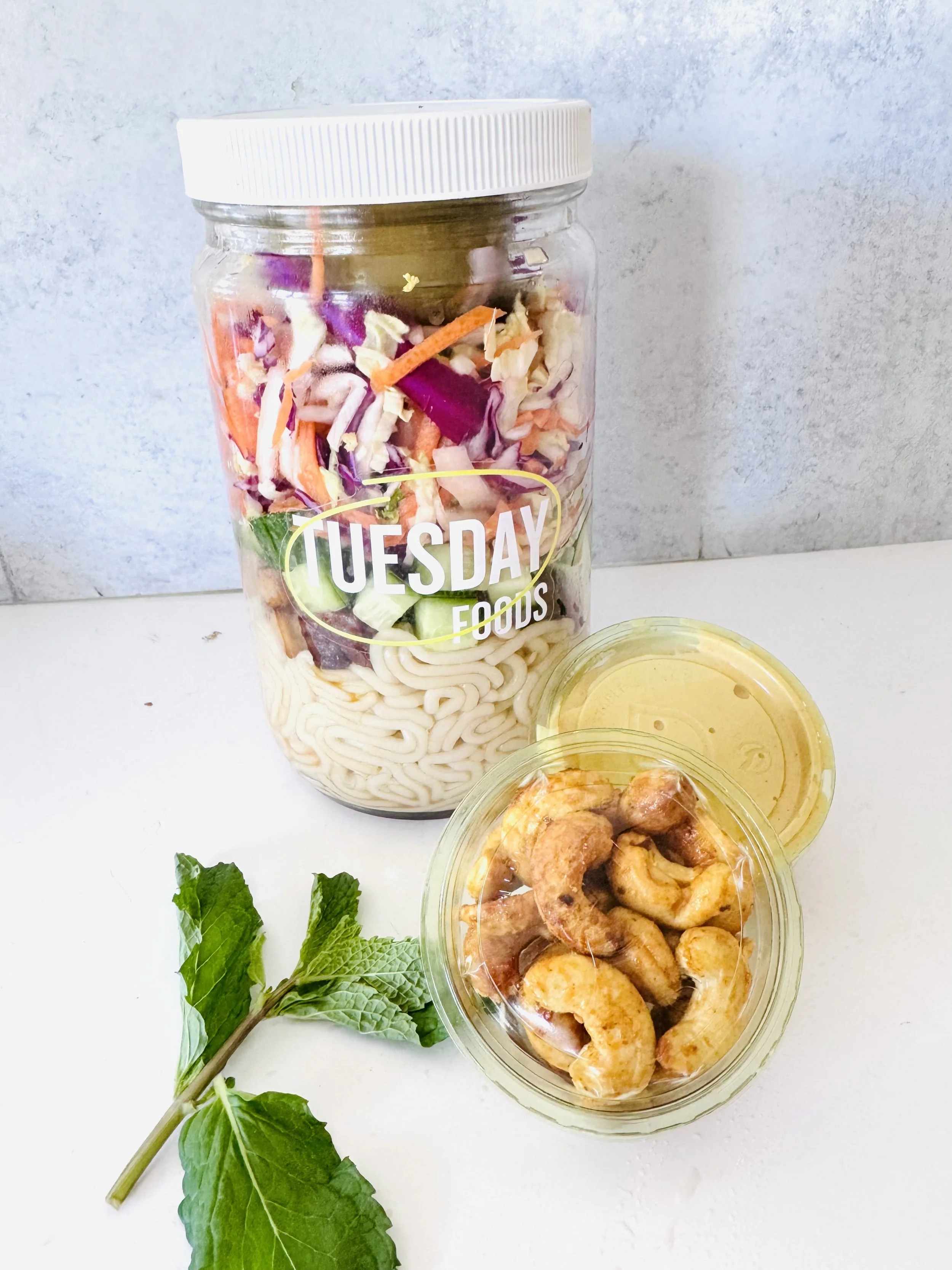 Sesame Udon Noodle Bowl