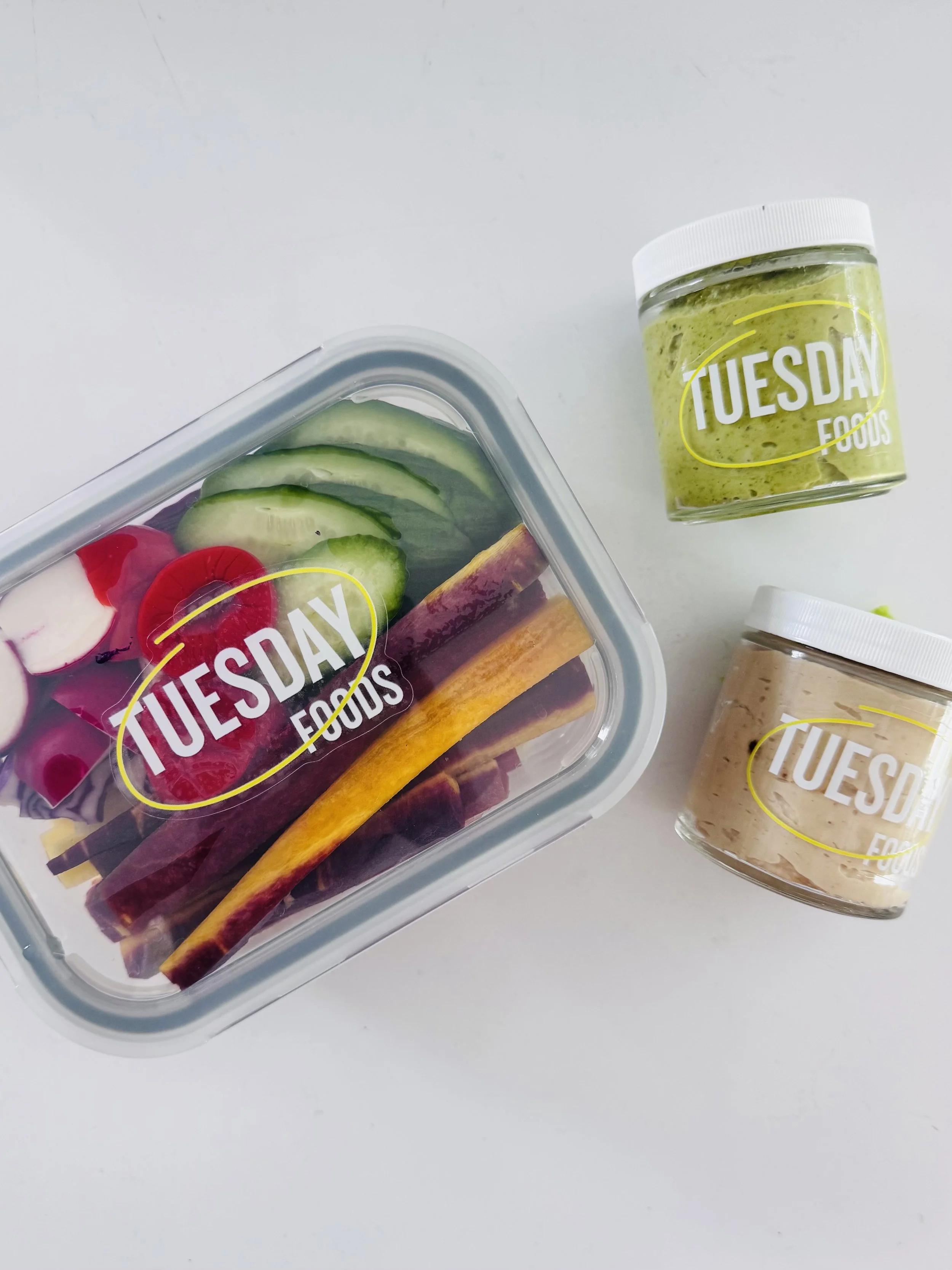 White Bean Dip + Sweet Pea Pesto