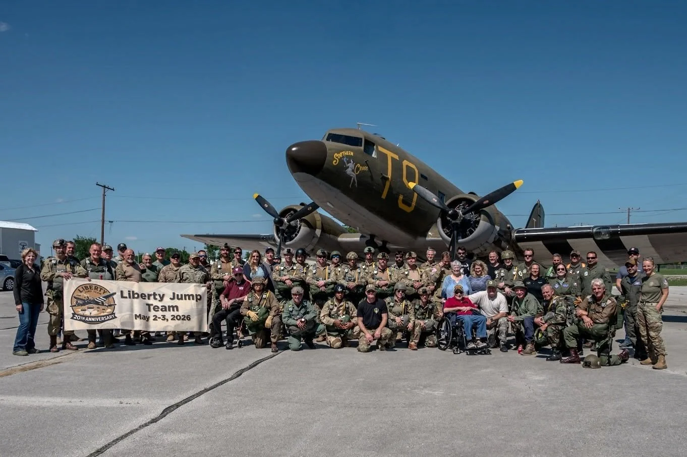 We had a great time at the @libertyjumpteam 20th anniversary celebration!

#airborne #c49 #texas #warbirds #dday