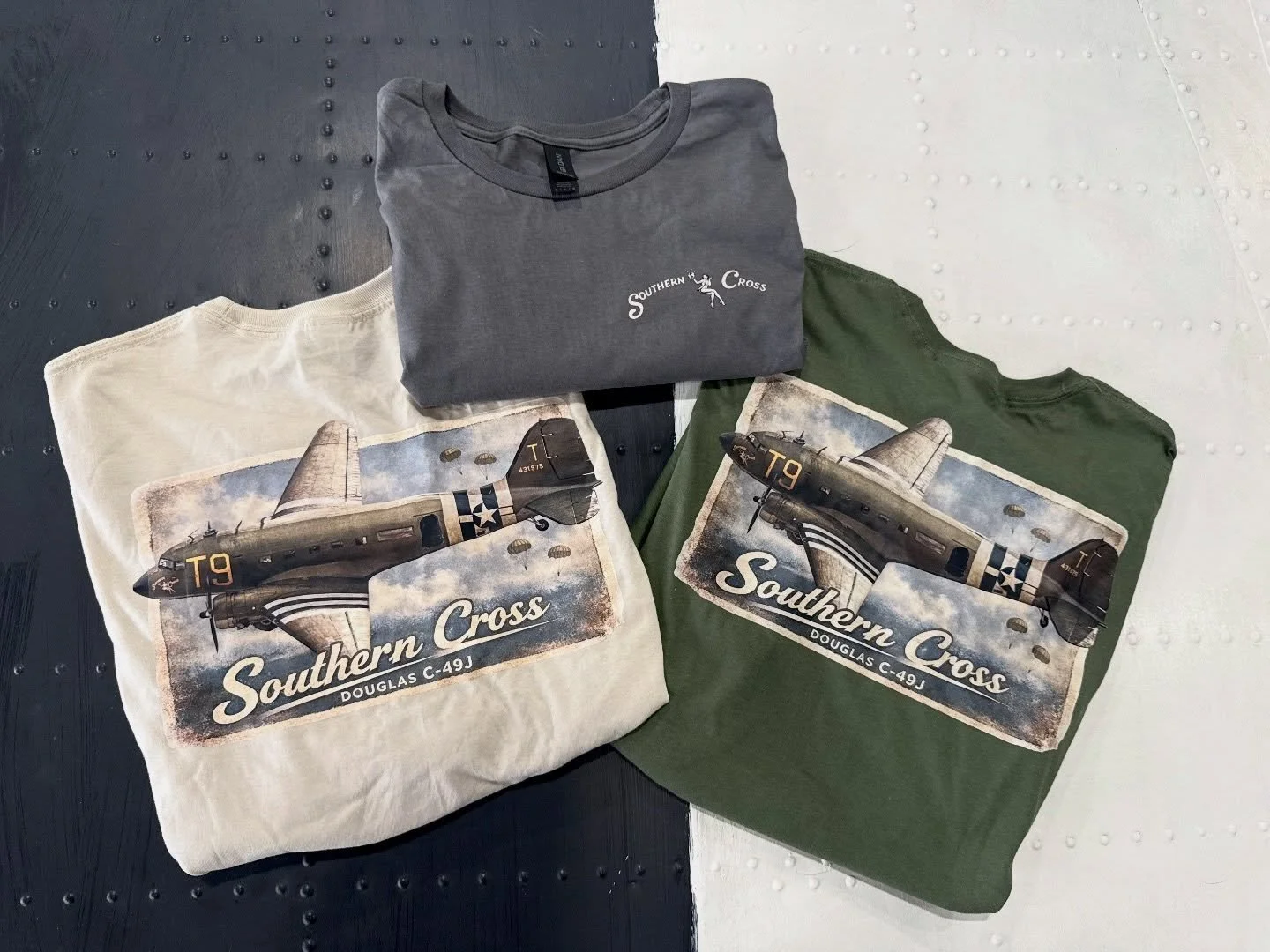 New merch alert! We got new t shirts in stock. Available for purchase at one of our upcoming events. Interested in a t shirts? Comment below and we&rsquo;ll reach out to you with details. All proceeds go to support Southern Cross. 

#aviation #fortwo