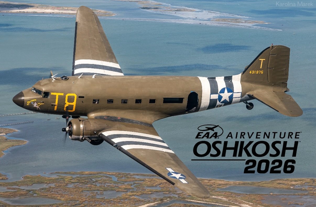 🚨 We are excited to announce that Southern Cross Douglas C-49J will be at @eaa Oshkosh 2026! 

Southern Cross is a 1942 built Douglas C-49J (DC-3). There were only 138 C-49s built, Southern Cross is the only remaining airworthy J model, making her a