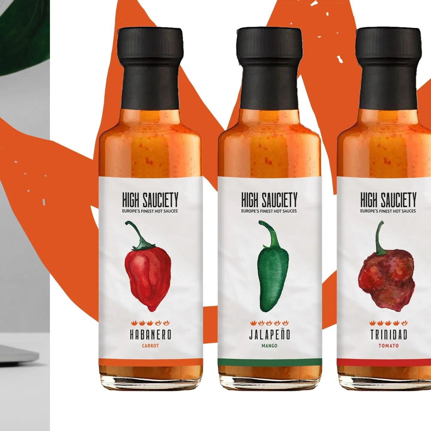 Feuriges Label-Design f&uuml;r @highsauciety_de 🔥🌶👩&zwj;🚒
...mit hei&szlig;en Chili-Illustrationen von @fineandtiny 🥵
.
.
.
#freelancedesigner #mediadesign #koelndesign #digitalmarketing #digitaldesign
#graphicdesign #design #designfeed #puzzlef