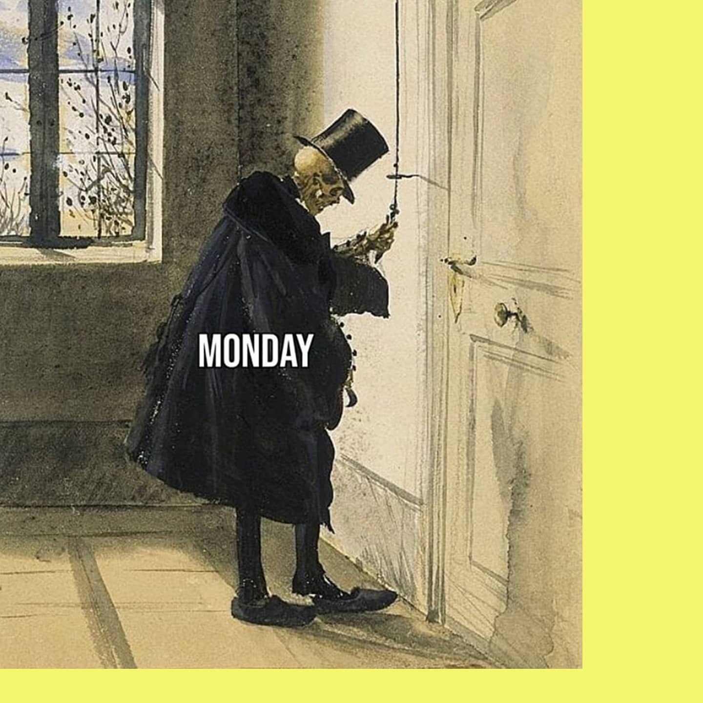 Knock knock! Who's there❔ MONDAY! ☠️💩👻
.
.
.
#freelancedesigner #mediadesign #graphicdesign #design #typography #designfeed #puzzlefeed #quote #selfemployed #freelancer  #lifeofagraphicdesigner #mondaymood #mondayblues #classicmemelord