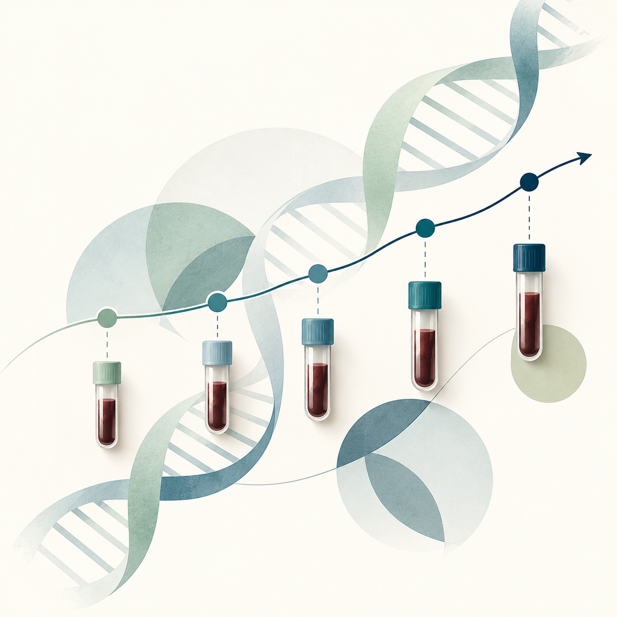 Conceptual illustration: Genetic influences on laboratory trajectories