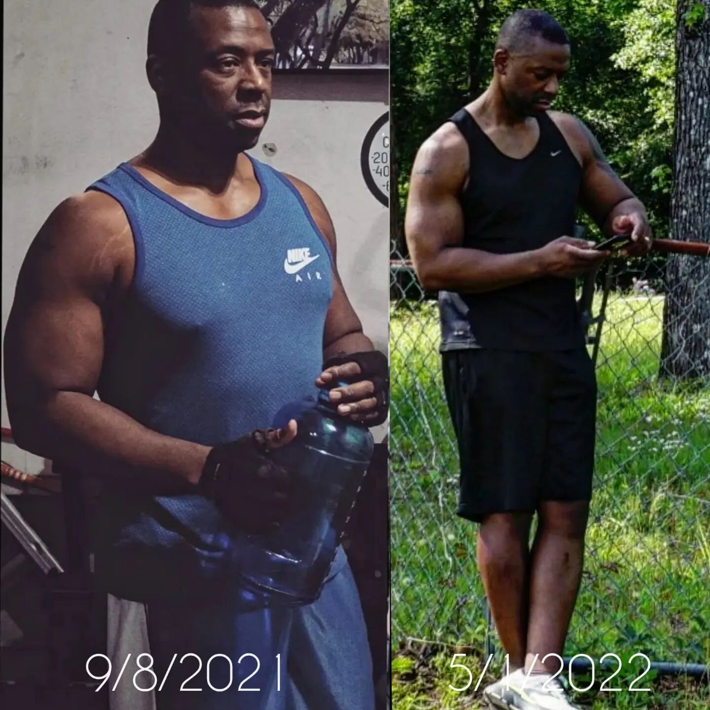 We're not done.  Just getting started. 🙏🏿 #WeightLoss #WeightLossJourney #WeightTraining #WeightLifting #Health #PhysicalHealth #MentalHealth #Strength #MentalStrength #StrengthOfMind #Gym #HomeGym #Iron #Life
