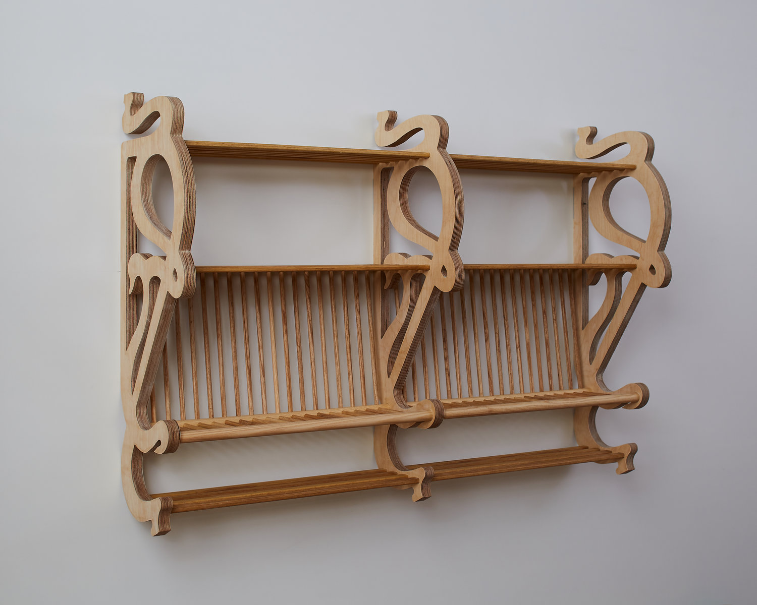 Art Nouveau Plate Rack — COSMO FRY : BEAUTIFUL RACKS & SHELVES