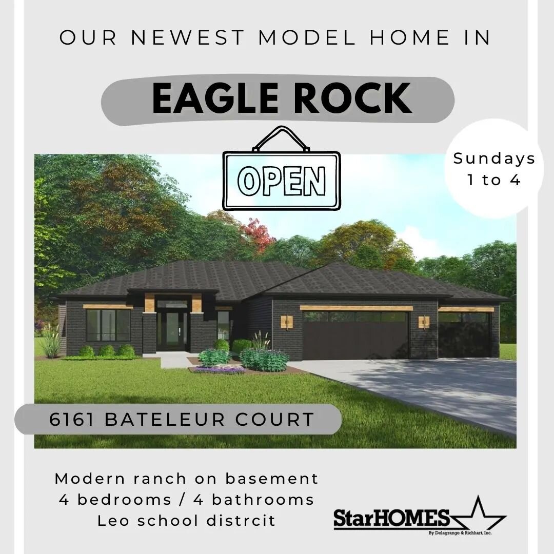 Come see us today from 1-4 for Open House in Eagle Rock and Sage Pointe!
Our Eagle Rock model is under construction but we will be having open houses on Sundays.
Check out the link to our models in the bio for more information or directions.
#For