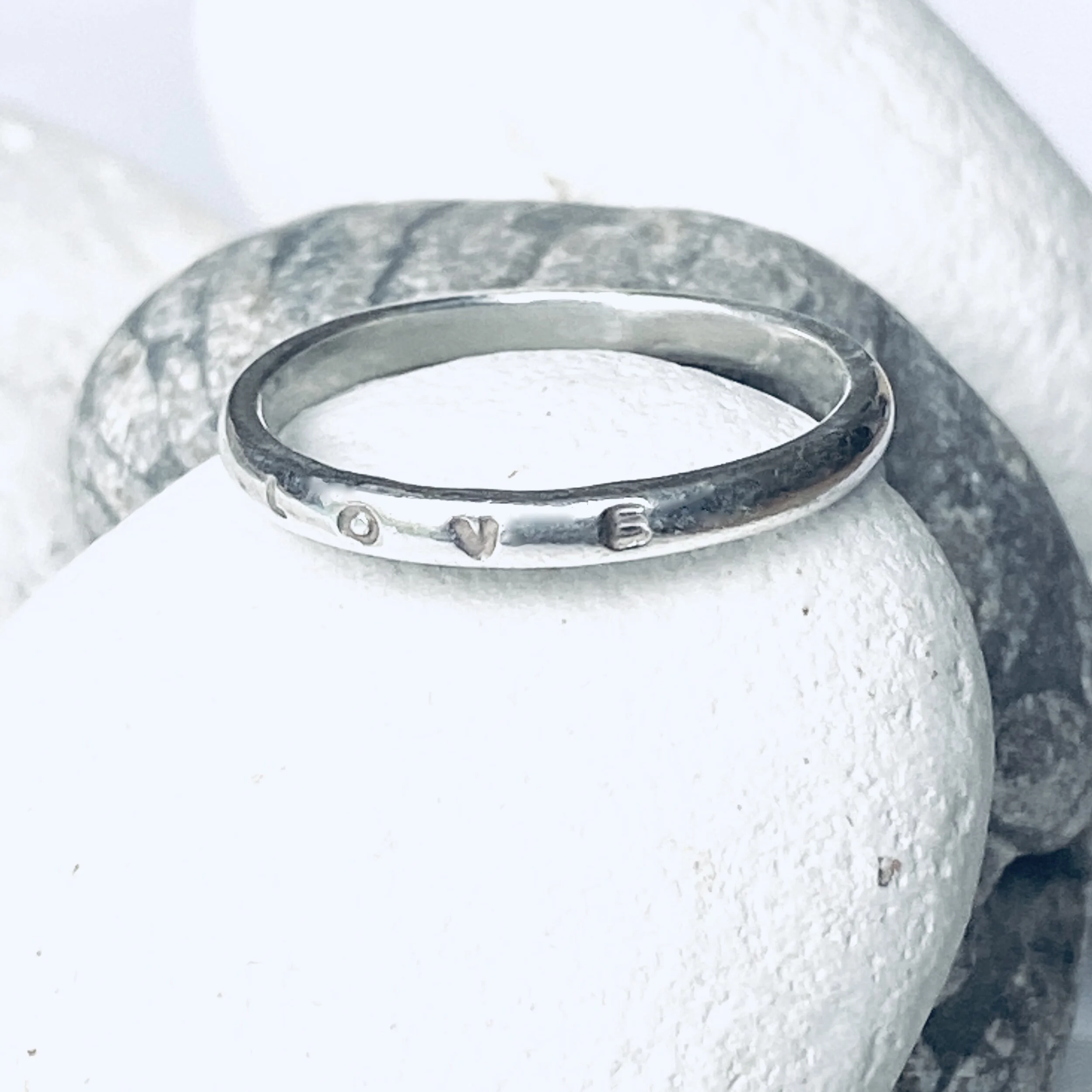 Personalised Silver Ring- made to order