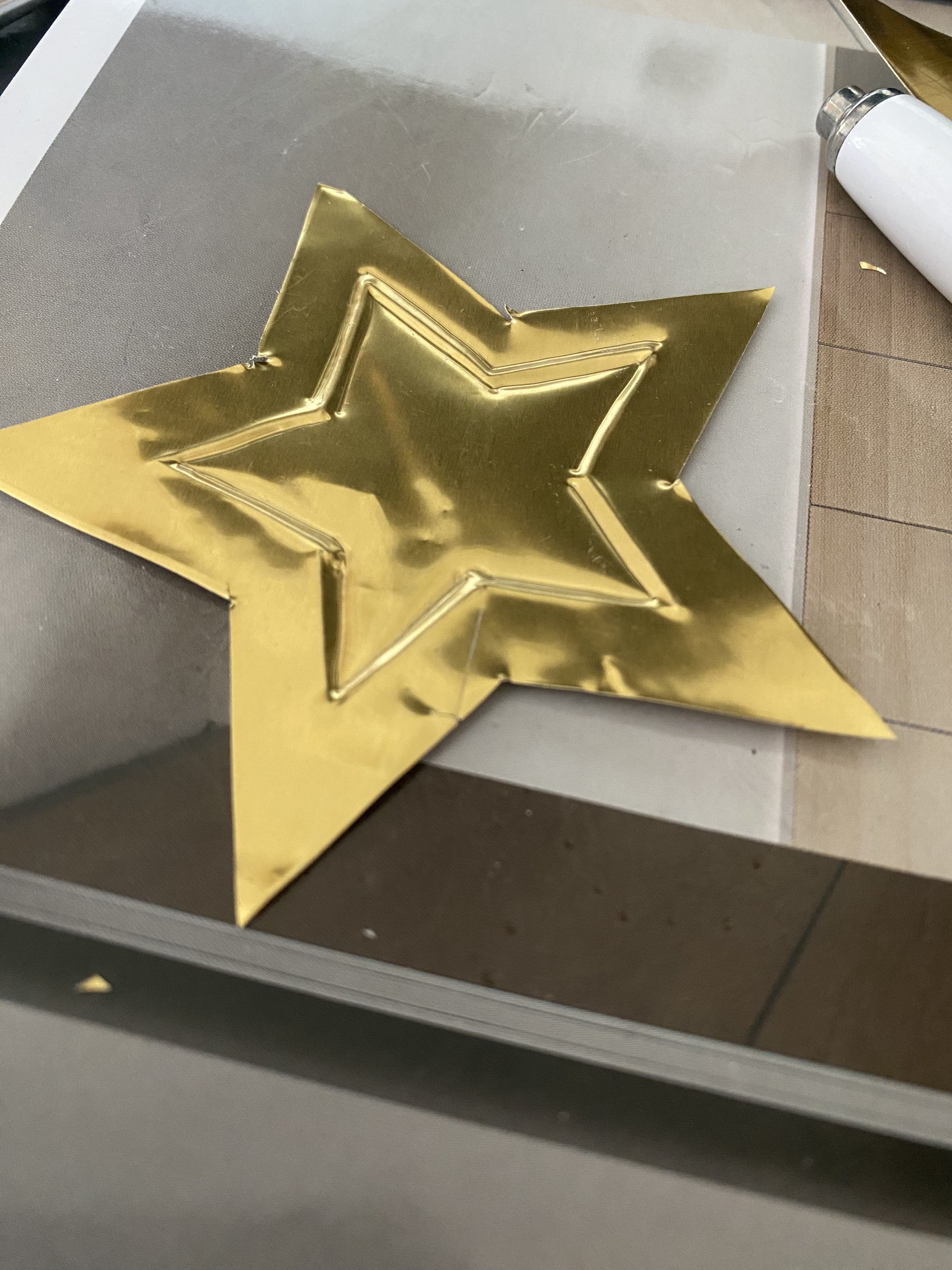 Embossed Metal Christmas Decorations Workshop