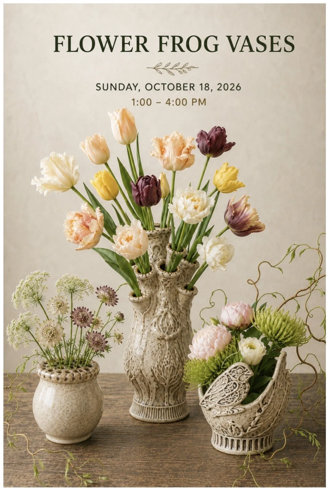 Workshop: Flower Frog Vases