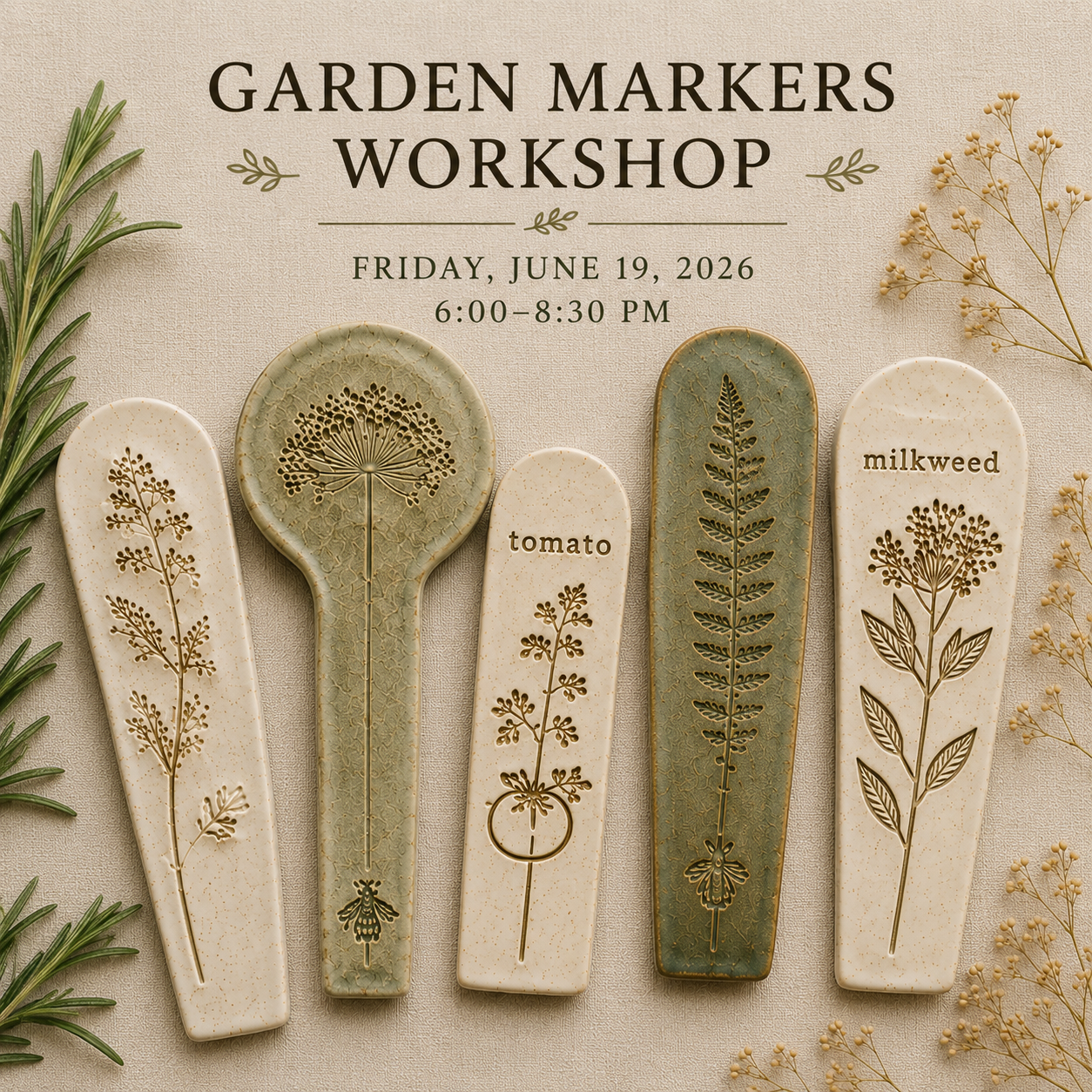 Garden Markers Workshop