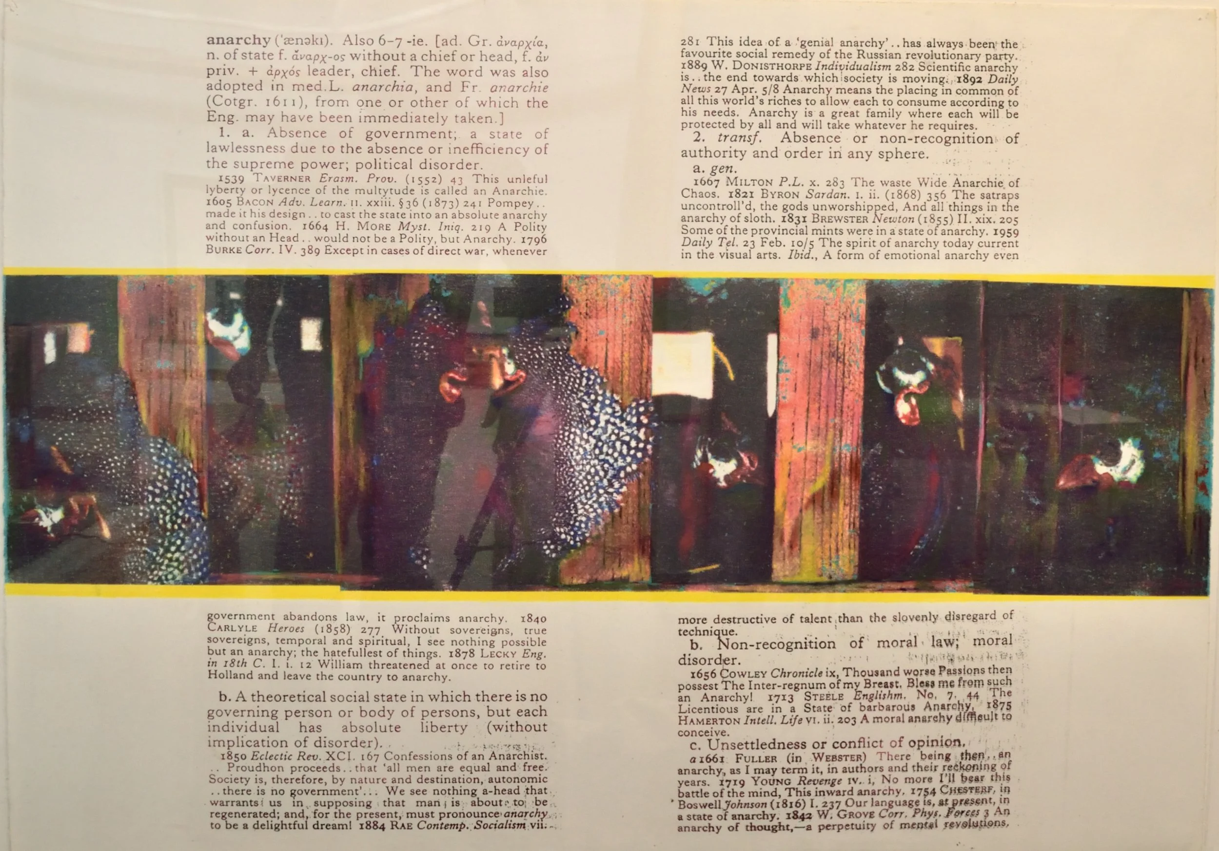    Summa Cum Laude    Photocopy, colored pencil, on Rives BFK,  1988,  42 x 30 