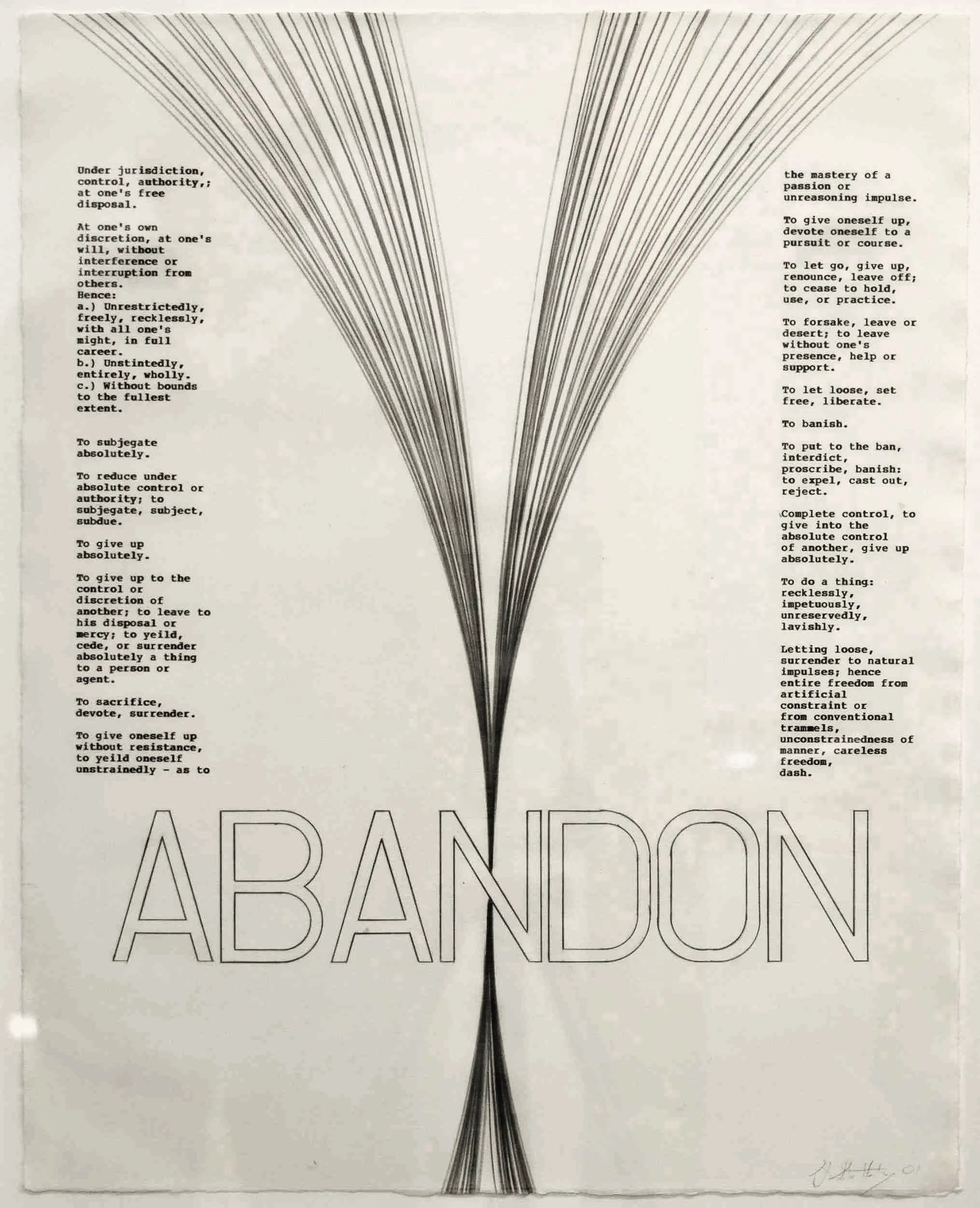    Abandon   