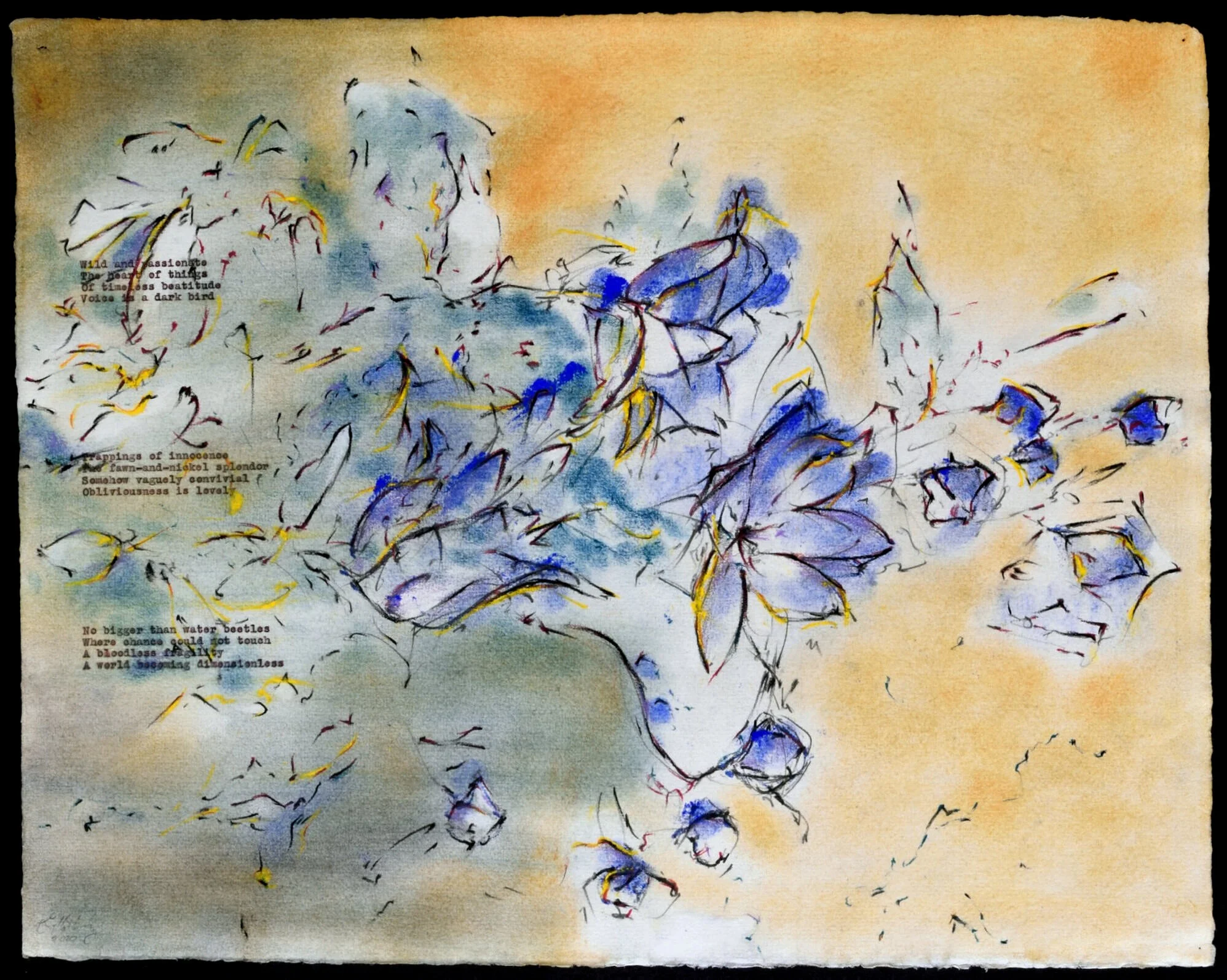    Balloonflowers                                                                                                                    Hodgekinson Handmade, 17 x 14 