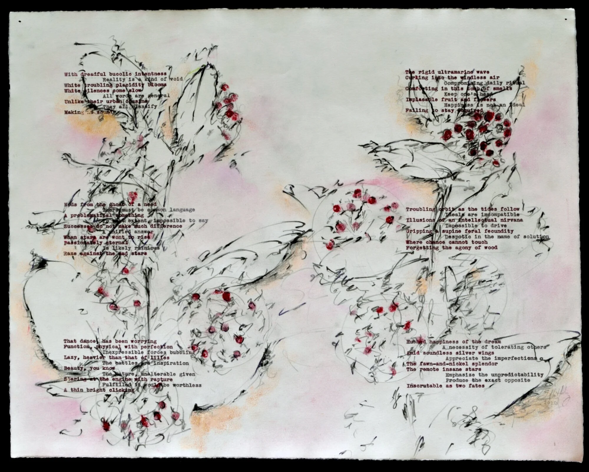    Milkweed                                                                                                                           Saunders Laid, 17 x 14 