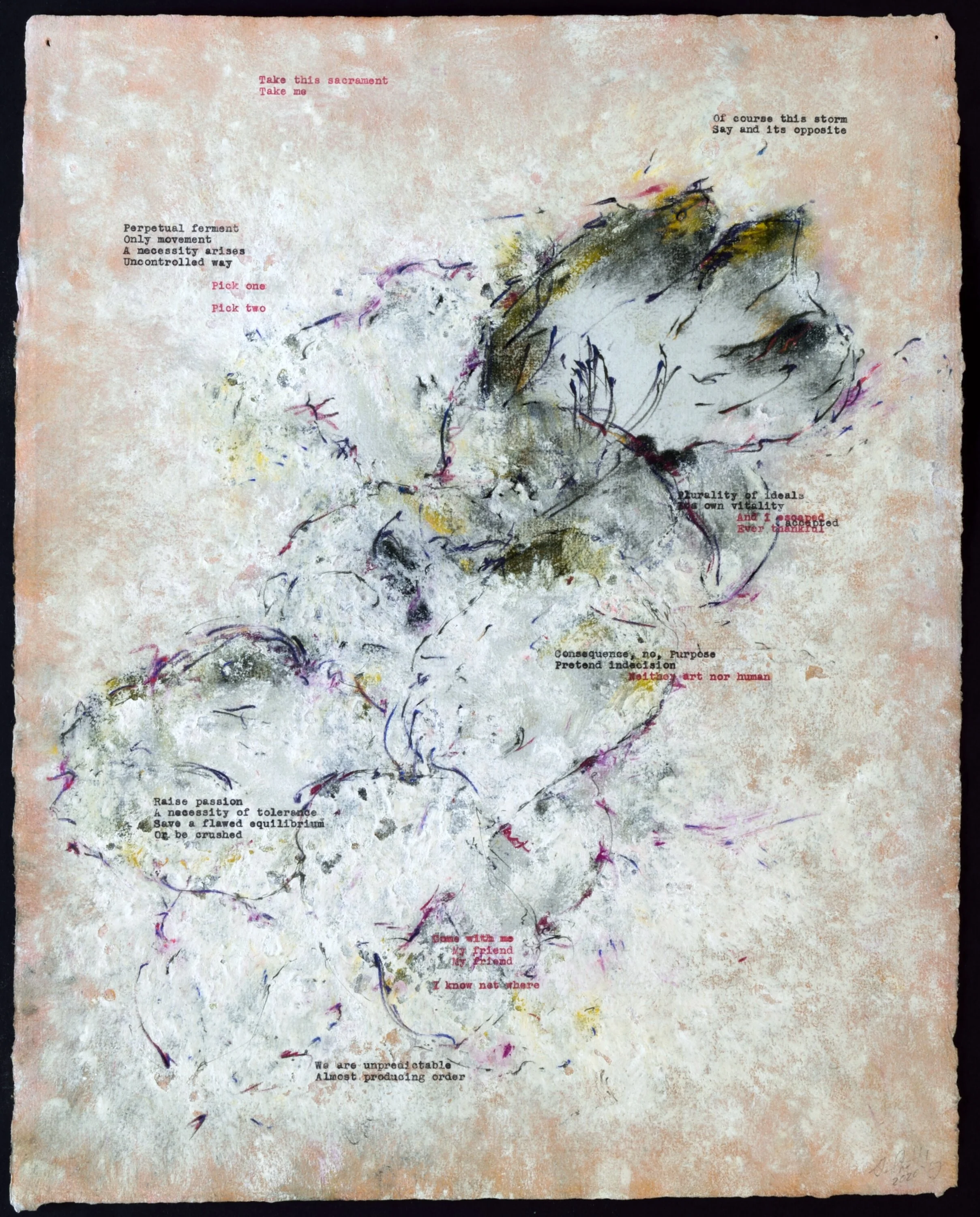    Lilies in White                                                                                                                      Hodgekinson Handmade, 14 x 17 