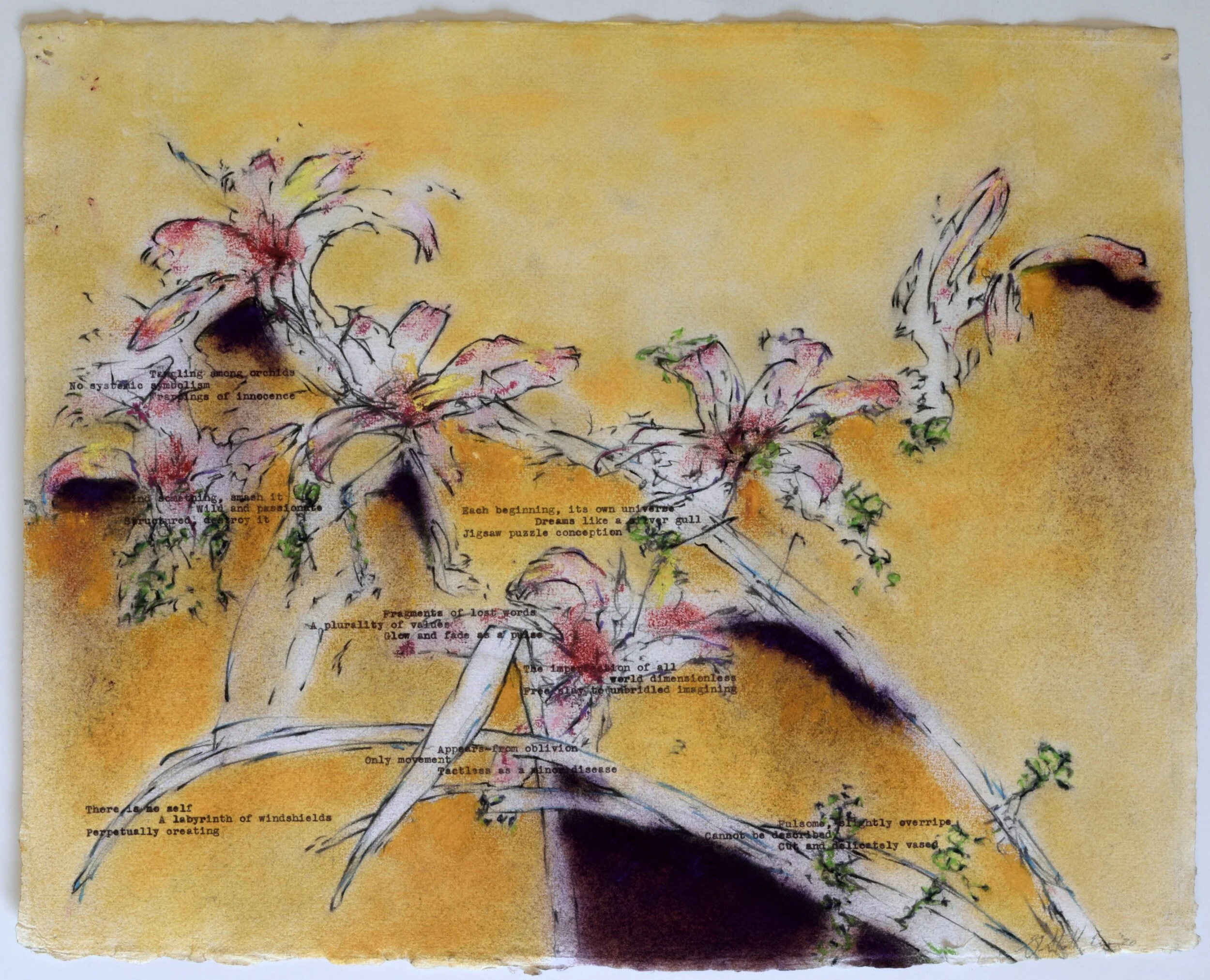    Ditch Lilies                                                                                                                         Hodgekinson Handmade, 17 x 14 