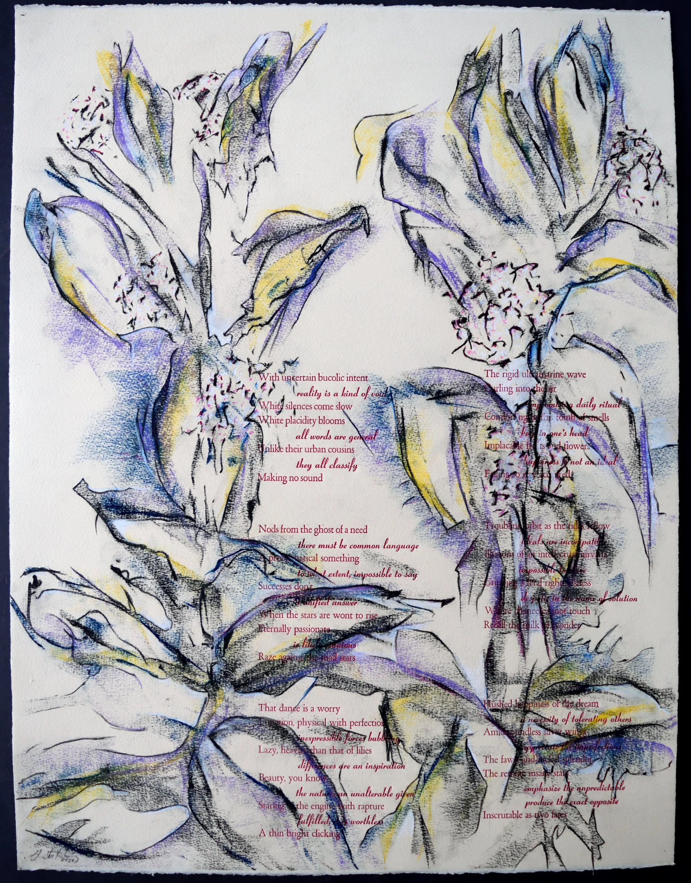    Two Fates   (3)                                                                                                              Arches Cover Buff, 20 x 26 