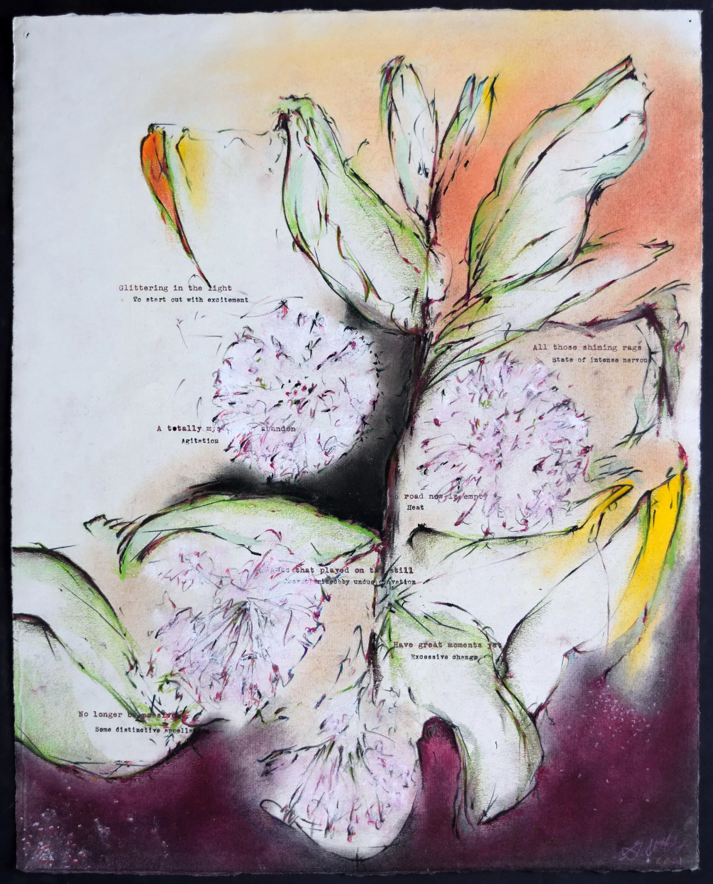    Fever II                                                                                                                                 Saunders Laid, 14 x 17 