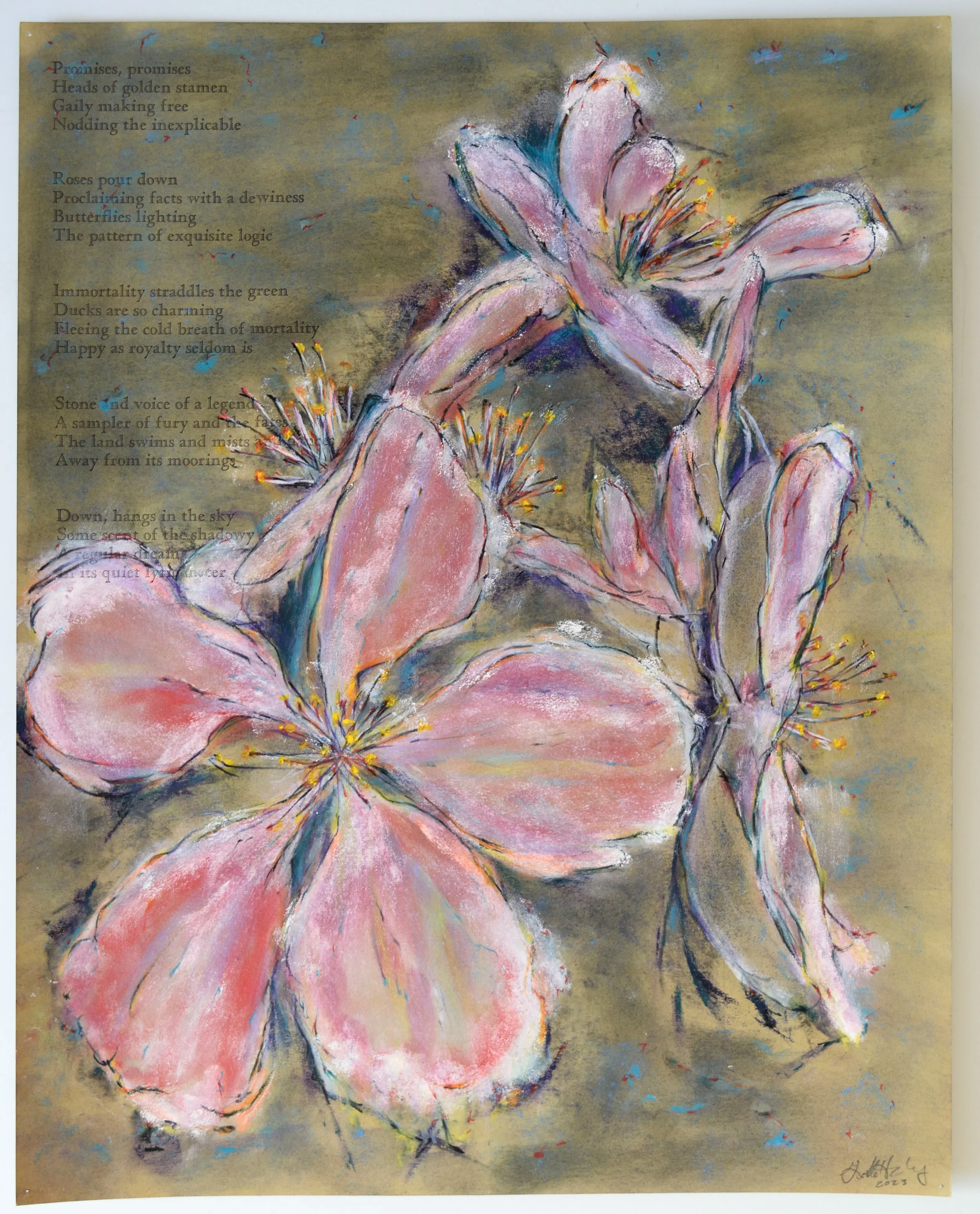    One Fine Day    (2)    British laid, 17 x 21 