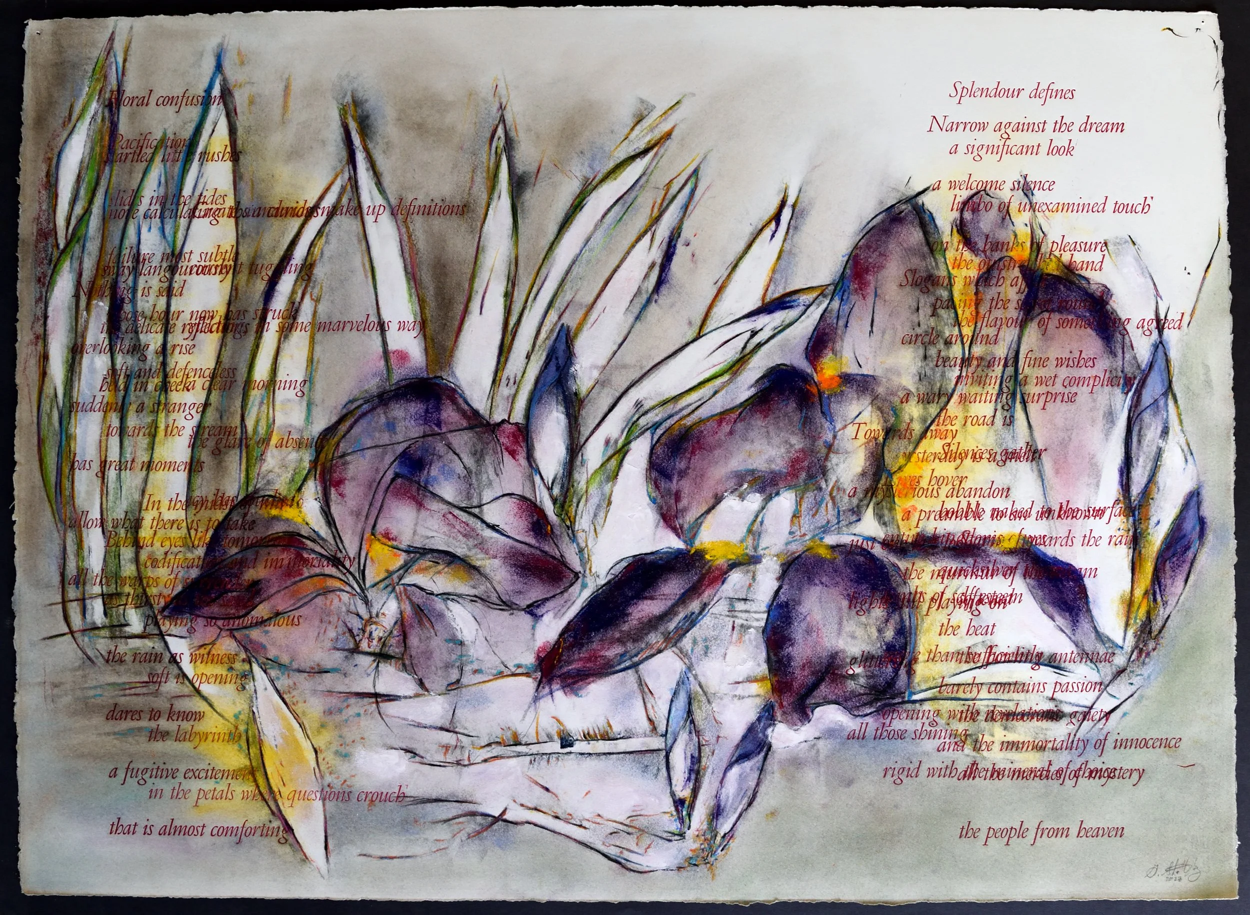    Flagging Down the Double E      English Etching, 32 x 23 