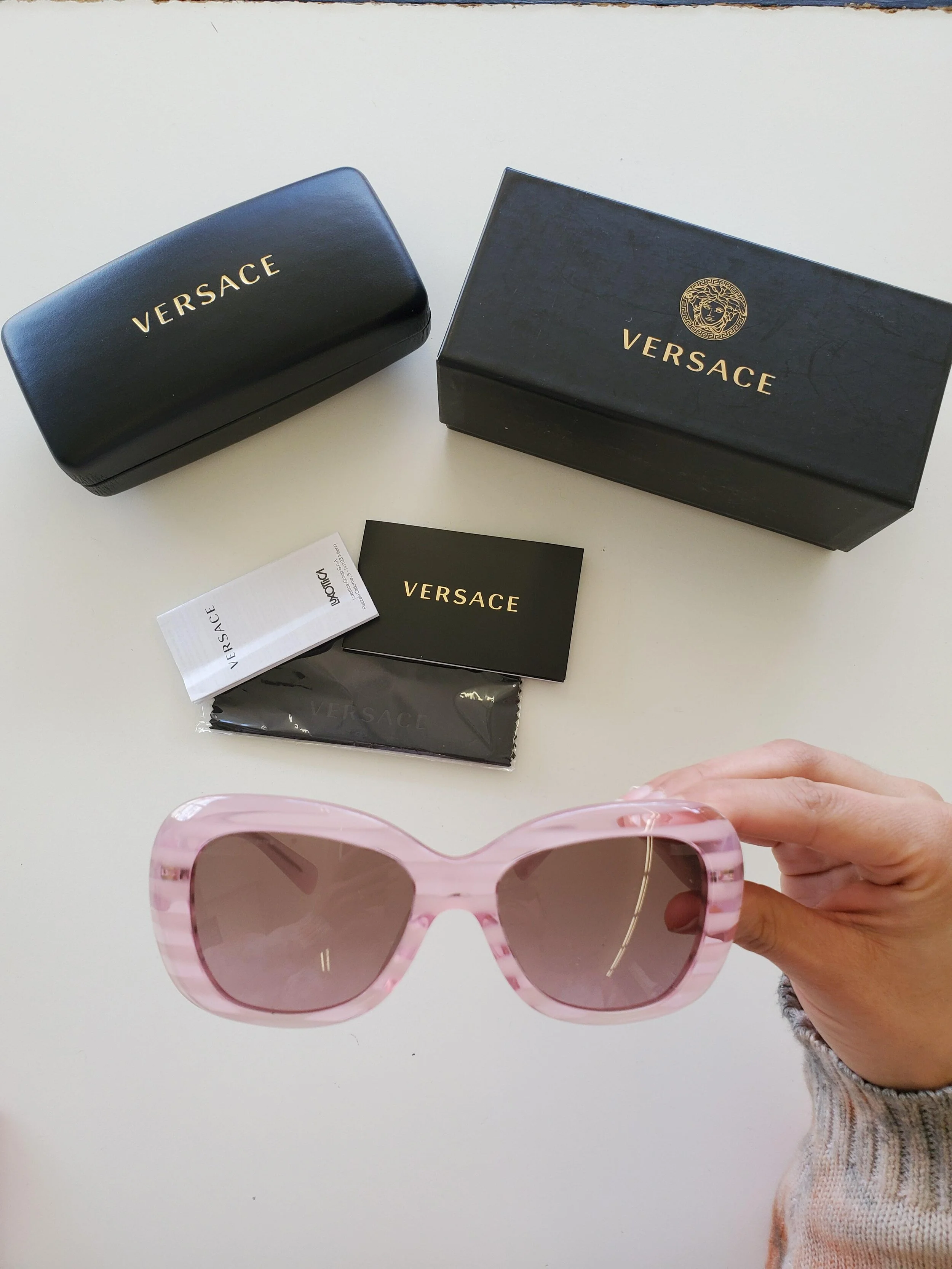 DESIGNER Versace pink sunglasses brand NEW! 
