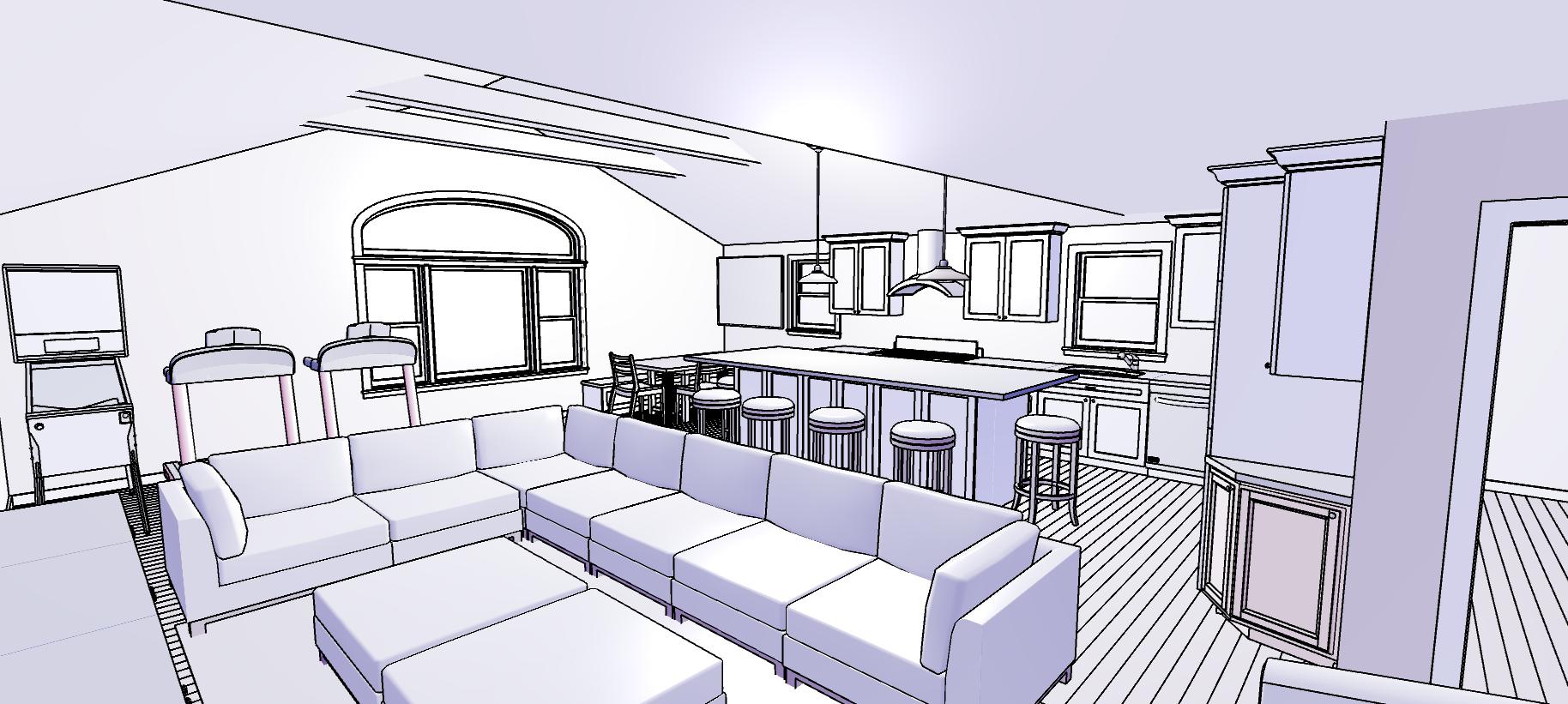 perspective drawings for home renovation 