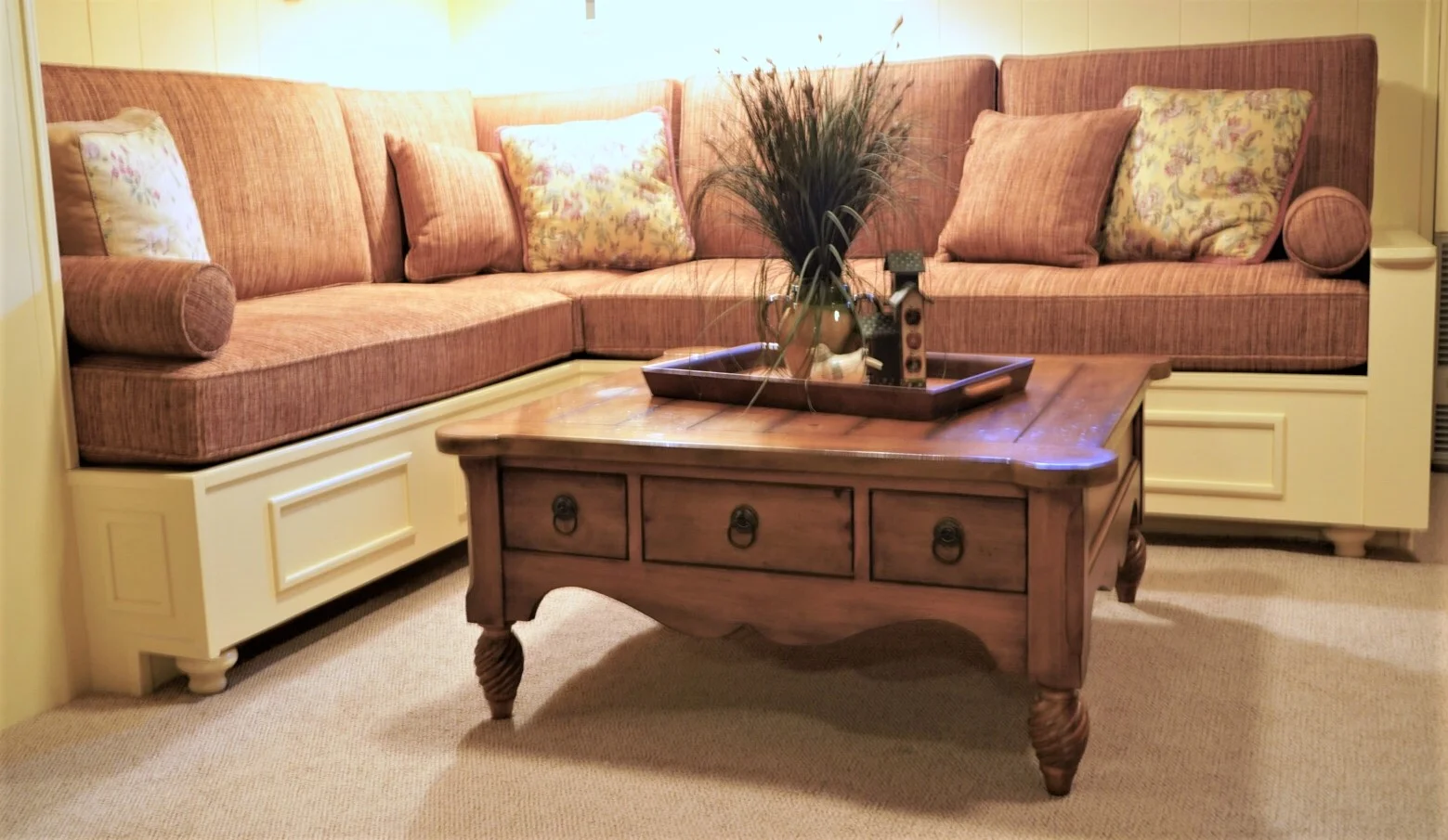 Project Highlight – Refreshed Basement Seating