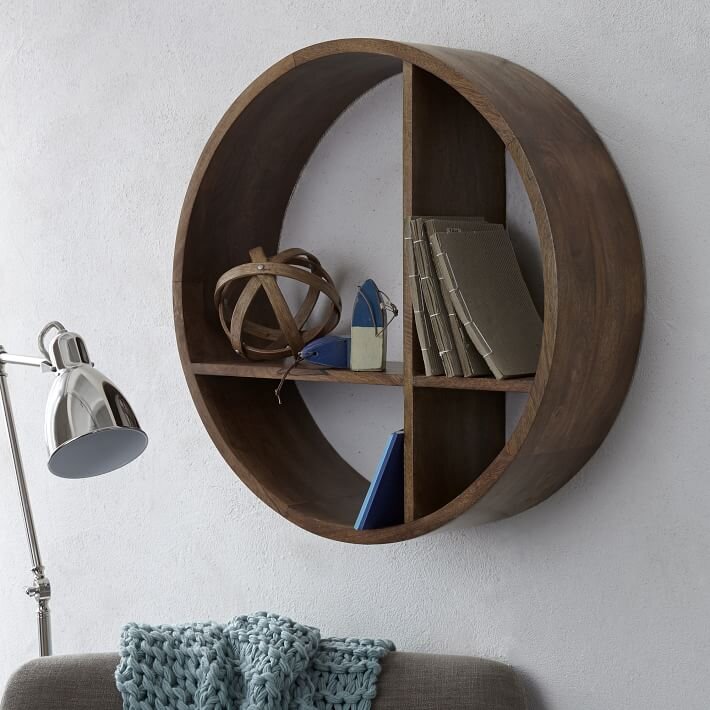 simple wall hung bookshelf let them decorate with their own style