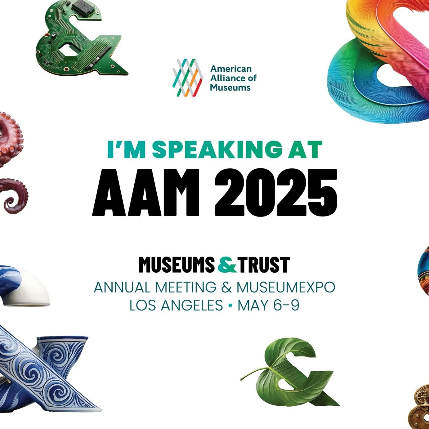 Join me at the @aamersofficial 2025 Museums &amp; Trust conference in Los Angeles, May 6-9, and check out our session, "The Future of Professional Organizations in Museum Education," part of the Thursday, May 8, roundtable series.

Professi