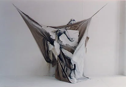Confirmation & Denial , 1989 Mixed Media Installation.