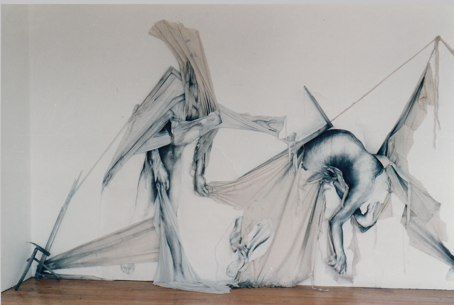Confirmation & Denial , 1989 Mixed Media Installation.